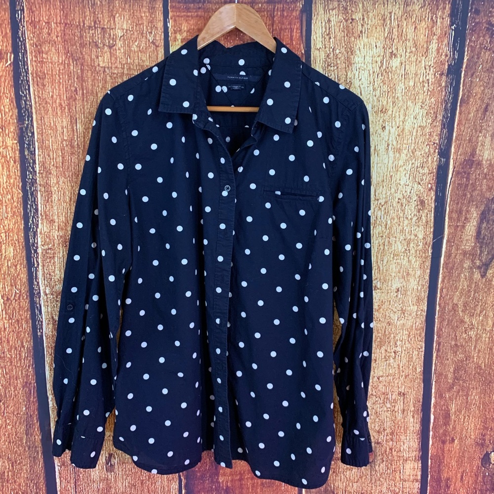 Tommy Hilfiger Relaxed Fit XL LS Blouse